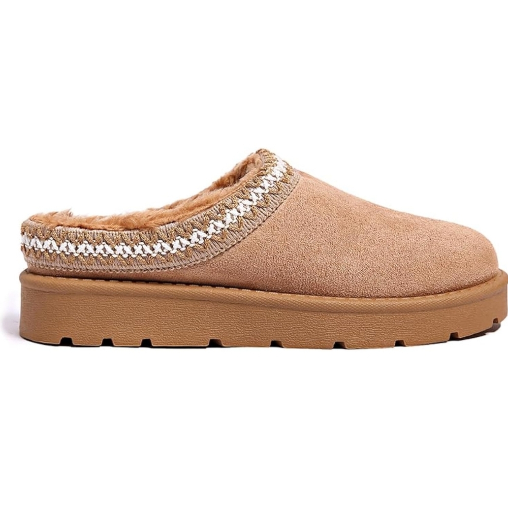 New fur lined slippers
